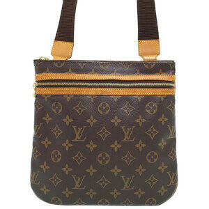 Louis Vuitton Monogram Leather Brown Pochette Bosphore Shoulder Bag